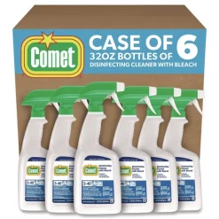 Comet 32 oz. Plastic Spray Bottle Fresh Scent Disinfecting Cleaner with Bleach (8/Carton)
