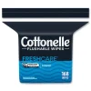 Cottonelle 10358 5 in. x 7.25 in. Fresh Care Flushable Cleansing Cloths - White
