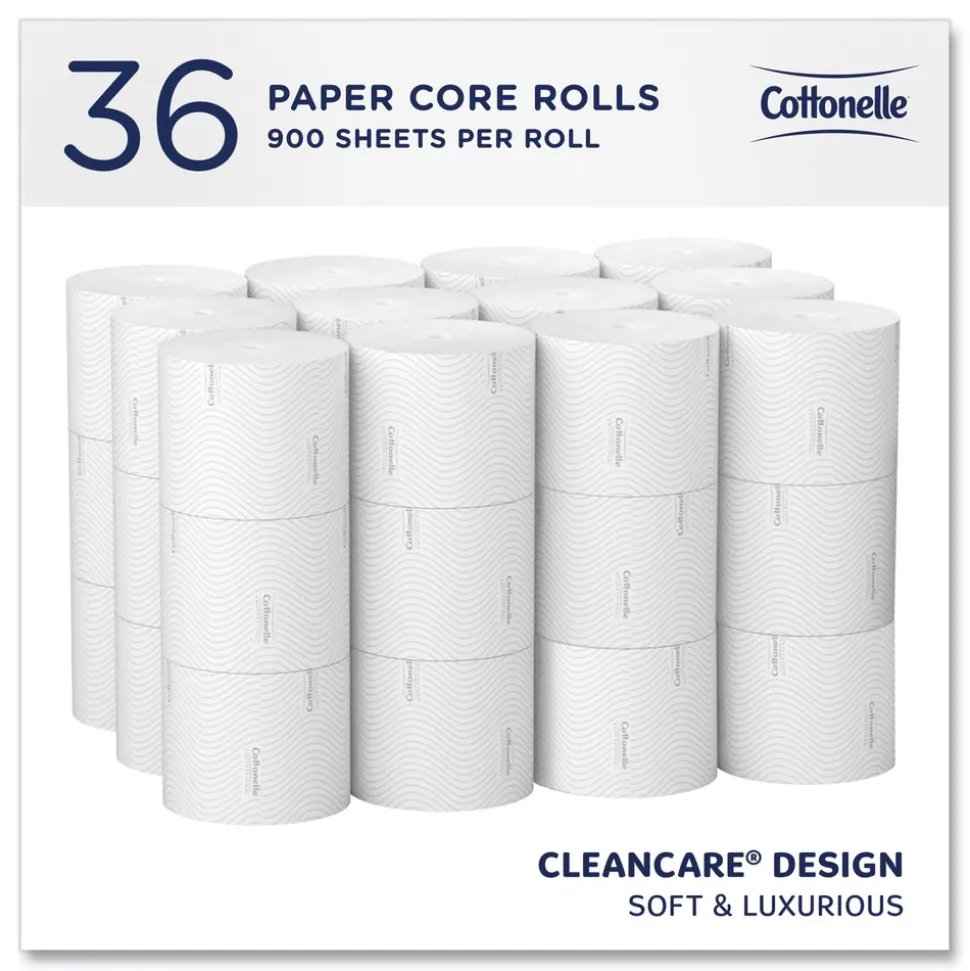 Cottonelle 53862 CleanCare 2-Ply Septic Safe Bathroom Tissue - White (36/Carton)