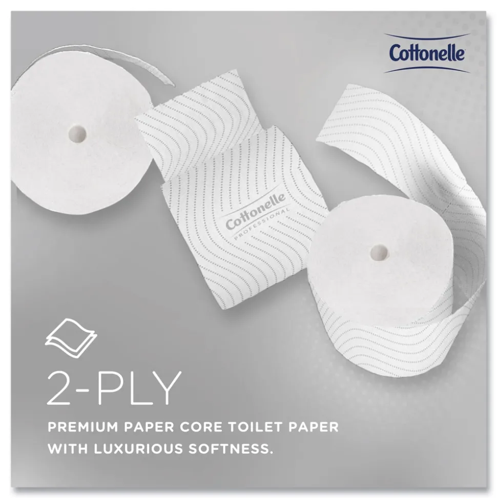 Cottonelle 53862 CleanCare 2-Ply Septic Safe Bathroom Tissue - White (36/Carton)