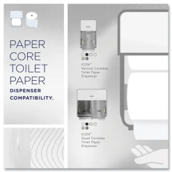 Cottonelle 53862 CleanCare 2-Ply Septic Safe Bathroom Tissue - White (36/Carton)