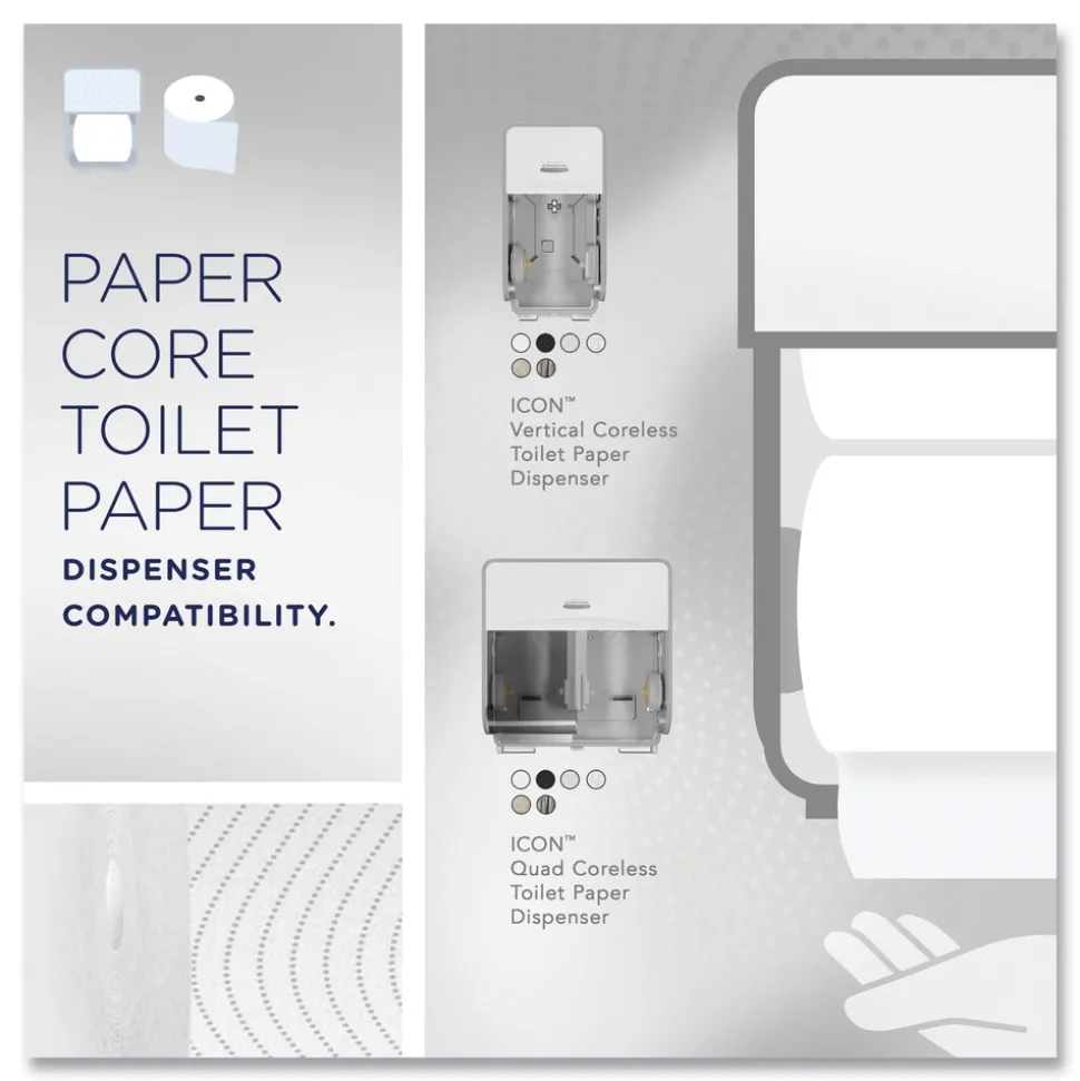 Cottonelle 53862 CleanCare 2-Ply Septic Safe Bathroom Tissue - White (36/Carton)