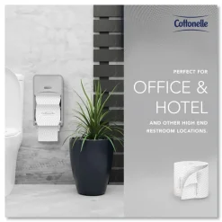 Cottonelle 53862 CleanCare 2-Ply Septic Safe Bathroom Tissue - White (36/Carton)