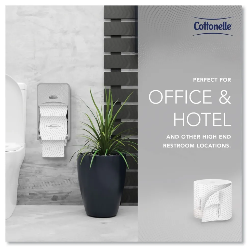 Cottonelle 53862 CleanCare 2-Ply Septic Safe Bathroom Tissue - White (36/Carton)