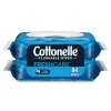 Cottonelle 35970 1-Ply 3.73 in. x 5.5 in. Fresh Care Flushable Cleansing Cloths - White (84/Pack)