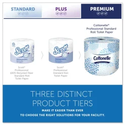 Cottonelle 17713 2-Ply Septic Safe Bathroom Tissue for Business - White (60/Carton)