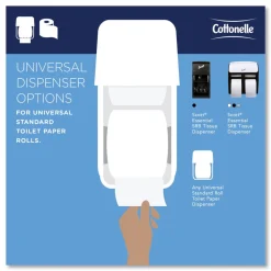 Cottonelle 17713 2-Ply Septic Safe Bathroom Tissue for Business - White (60/Carton)