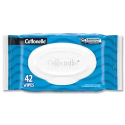 Cottonelle 1-Ply 3.75 x 5.5 Fresh Care Flushable Cleansing Cloths - White (12/Carton)