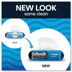 Cottonelle Ultra CleanCare 1-Ply Septic Safe Mega Rolls Strong Tissue Toilet Paper - White (36/Carton)