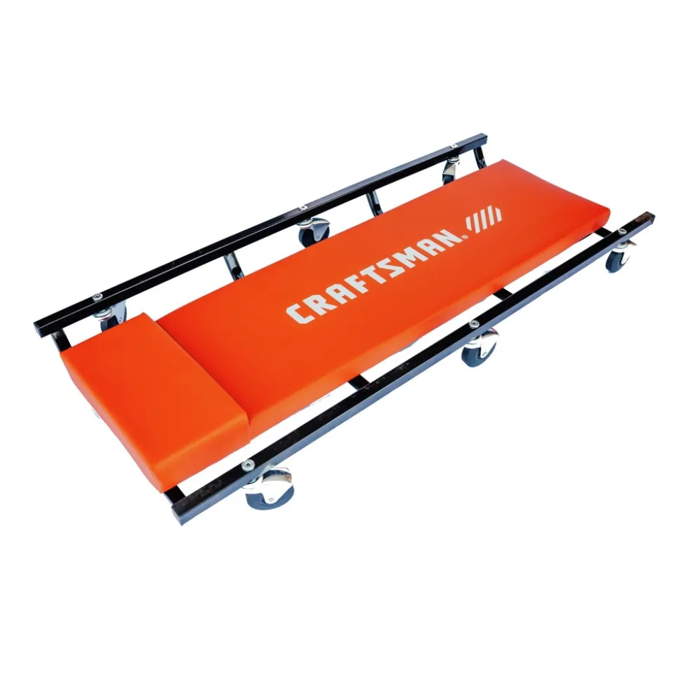 Craftsman Creeper with Metal Frame - Red/Black