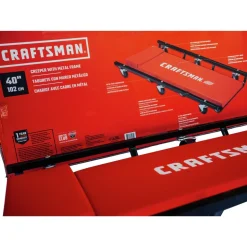 Craftsman Creeper with Metal Frame - Red/Black