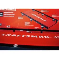 Craftsman Creeper with Metal Frame - Red/Black