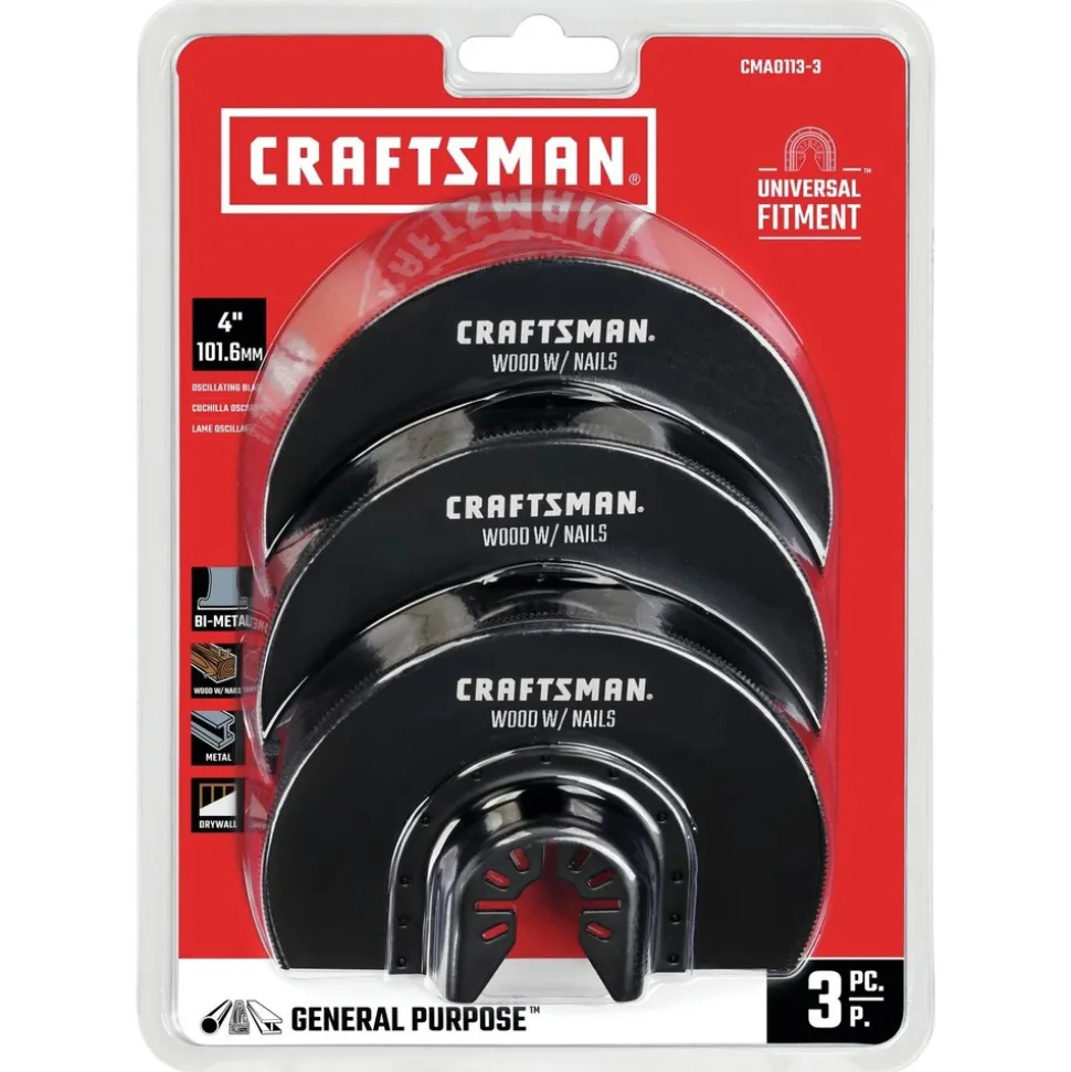 Craftsman (3/Pack) Bi-Metal Oscillating Tool Blade