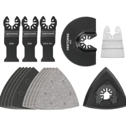 Craftsman 16-Piece General Purpose Oscillating Blade Set with Case
