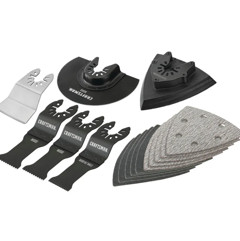 Craftsman 16-Piece General Purpose Oscillating Blade Set with Case