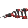 Craftsman V20 Brushless Lithium-Ion Cordless 4-Tool Combo Kit with (2) 2 Ah Batteries