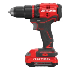 Craftsman V20 Lithium-Ion Brushless 1/2 in. Cordless Drill Driver Kit with (2) 1.5 Ah Batteries