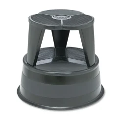 Cramer Kik-Step 16 in. x 14.25 in. 350 lbs. Capacity Steel Step Stool - Black