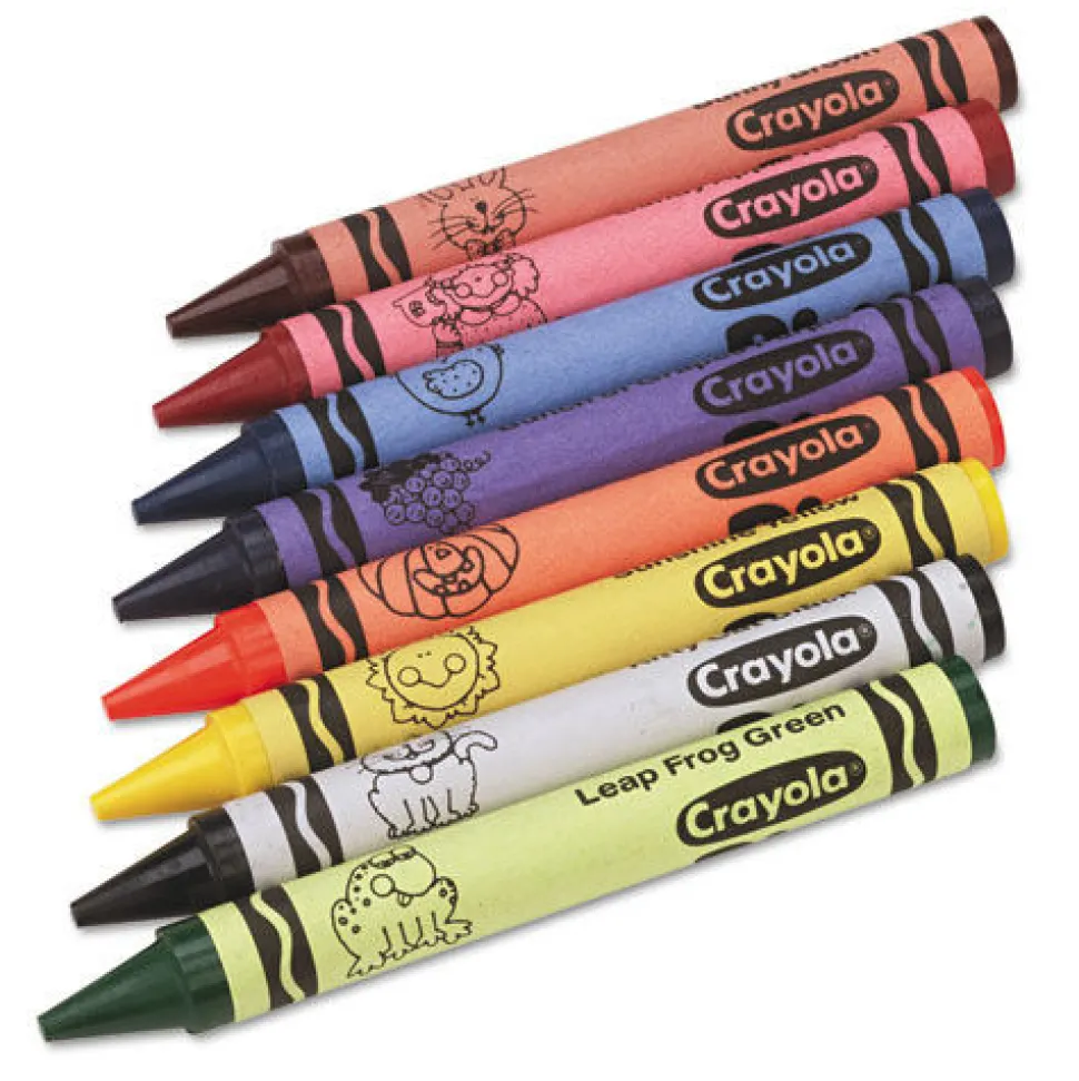 Crayola 25 Each of 8 Colors Jumbo Classpack Crayons (200/Set)