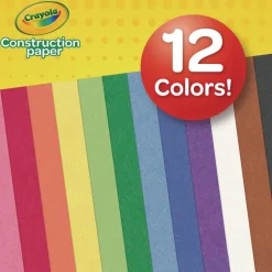 Crayola 9 in. x 12 in. Construction Paper - Assorted Colors