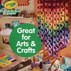 Crayola 9 in. x 12 in. Construction Paper - Assorted Colors