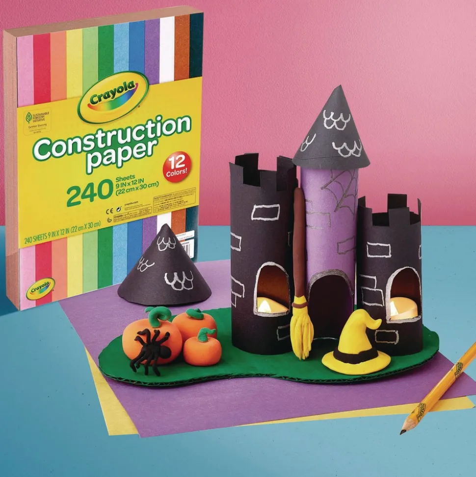 Crayola 9 in. x 12 in. Construction Paper - Assorted Colors
