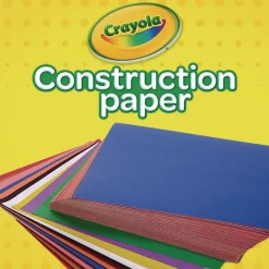 Crayola 9 in. x 12 in. Construction Paper - Assorted Colors