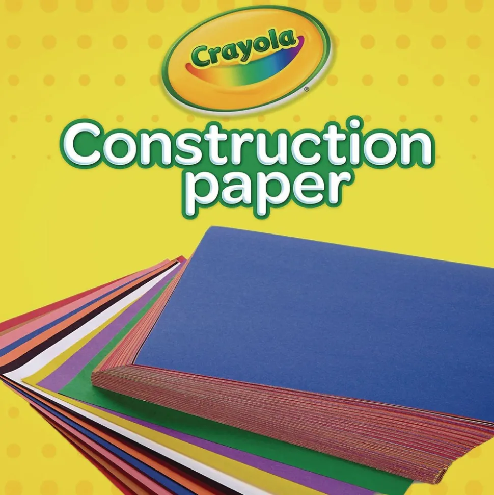 Crayola 9 in. x 12 in. Construction Paper - Assorted Colors