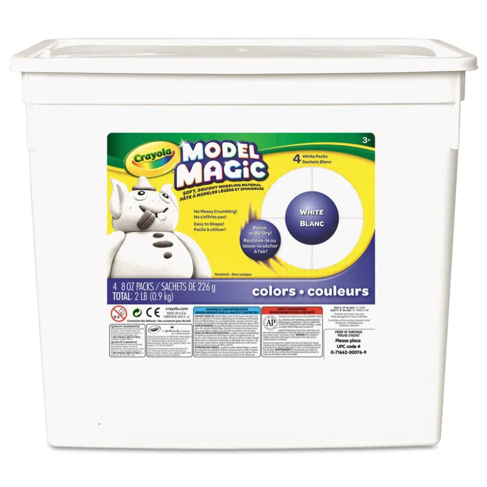 Crayola 2 lbs. 8 oz. Packs Model Magic Modeling Compound - White