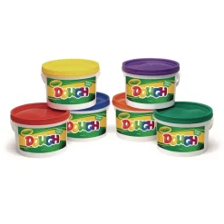 Crayola 3 lbs. Modeling Dough Bucket - Assorted Colors (6/Set)
