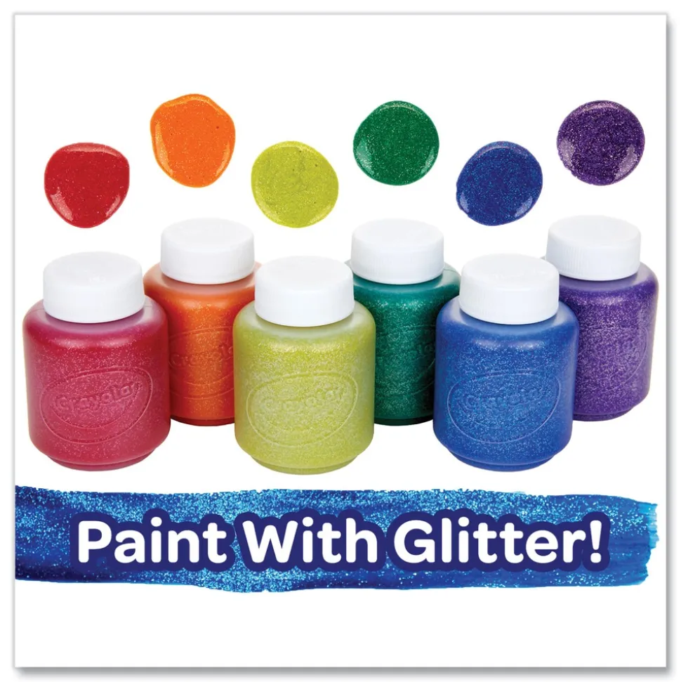 Crayola 2 oz Washable Paint - 6 Assorted Classic Colors
