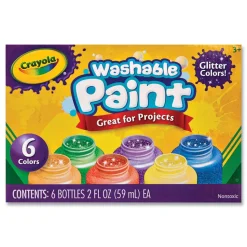 Crayola 2 oz Washable Paint - 6 Assorted Classic Colors