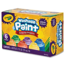 Crayola 2 oz Washable Paint - 6 Assorted Classic Colors