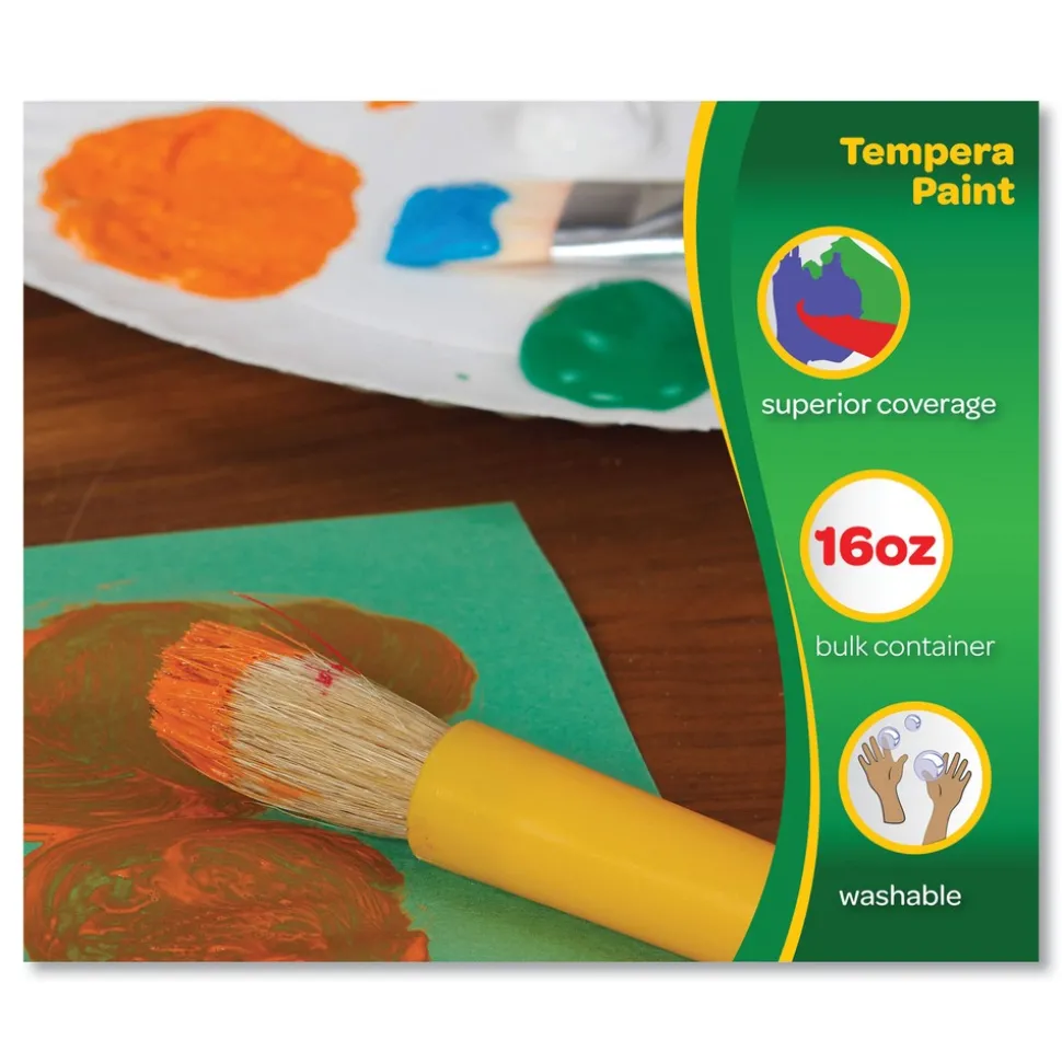 Crayola 2 oz Washable Paint - 6 Assorted Classic Colors