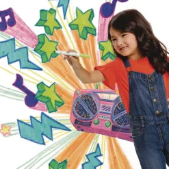 Crayola Broad Bullet Tip Non-Washable Marker - Assorted Tropical Colors