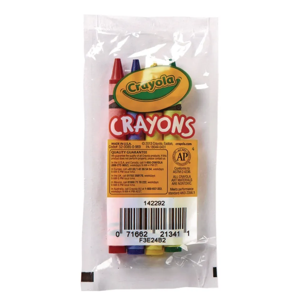 Crayola Classic Color Cello Pack Party Favor Crayons (360/Carton)