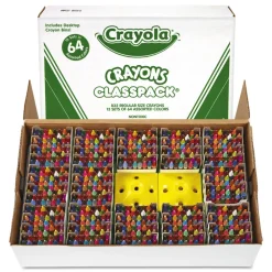 Crayola Classpack Regular Crayons with 13 Caddies - Assorted (832/Box)
