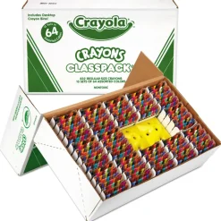 Crayola Classpack Regular Crayons with 13 Caddies - Assorted (832/Box)