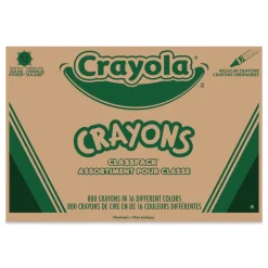 Crayola 16-Color Classpack Regular Crayons (800/Box)