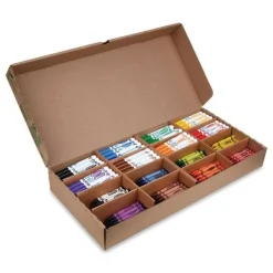 Crayola 8-Color Crayon and Ultra-Clean Washable Marker Classpack (1-Box)