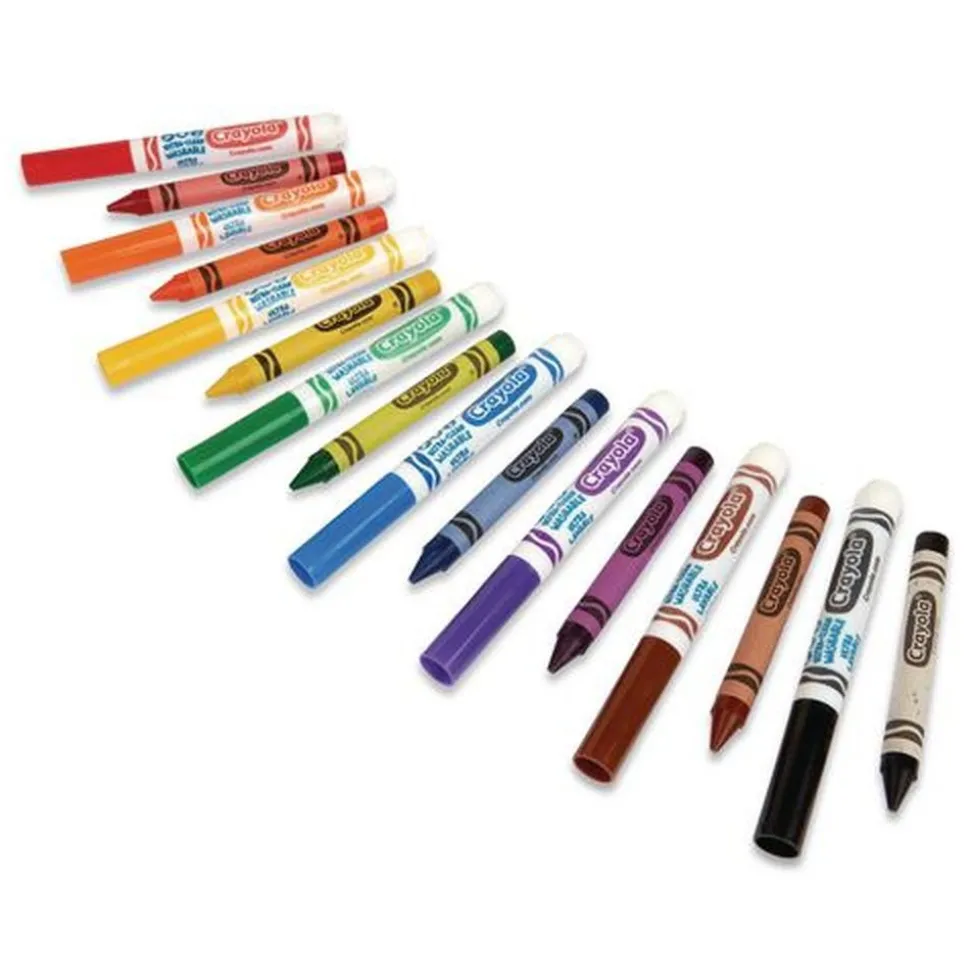 Crayola 8-Color Crayon and Ultra-Clean Washable Marker Classpack (1-Box)