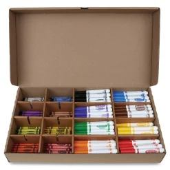 Crayola Crayons and Markers Combo Classpack - 8 Colors (256/Set)