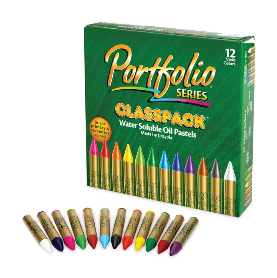 Crayola Portfolio Series Oil Pastels - Assorted Colors (300/Carton)