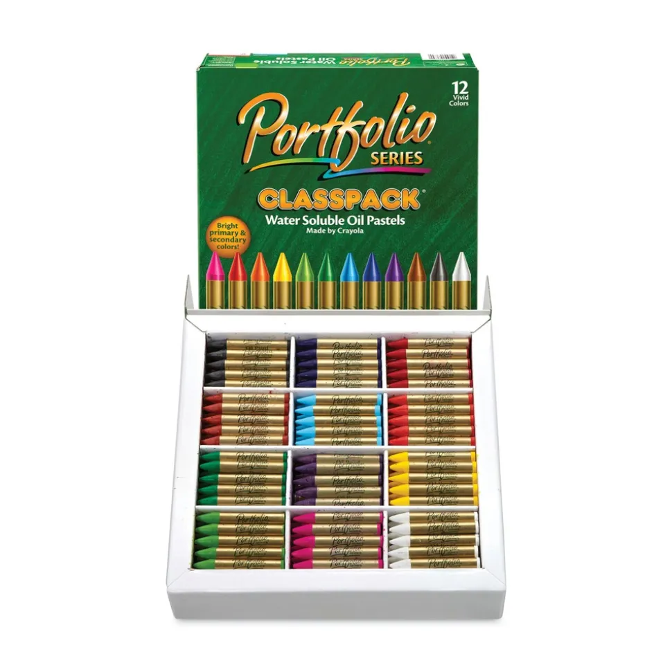 Crayola Portfolio Series Oil Pastels - Assorted Colors (300/Carton)