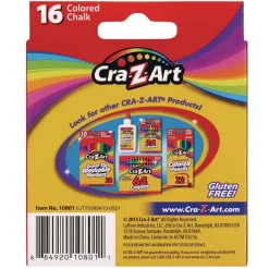 Cra-Z-Art Colored Chalk - Assorted Colors (16/Pack)