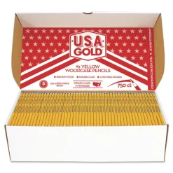 Cra-Z-Art HB No. 2 School Pencils - Black Lead/Yellow Barrel (750/Box)