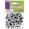 Creativity Street 0.27 in., 0.39 in., 0.47 in., 0.59 in. Wiggle Eyes Assortment - Black (100/Pack)