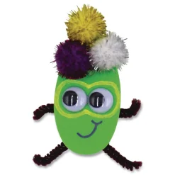 Creativity Street 0.27 in., 0.39 in., 0.47 in., 0.59 in. Wiggle Eyes Assortment - Black (100/Pack)