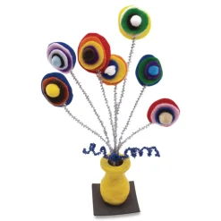 Creativity Street 9 in. x 12 in. Rectangular Felt Sheets - Assorted Colors (12/Pack)