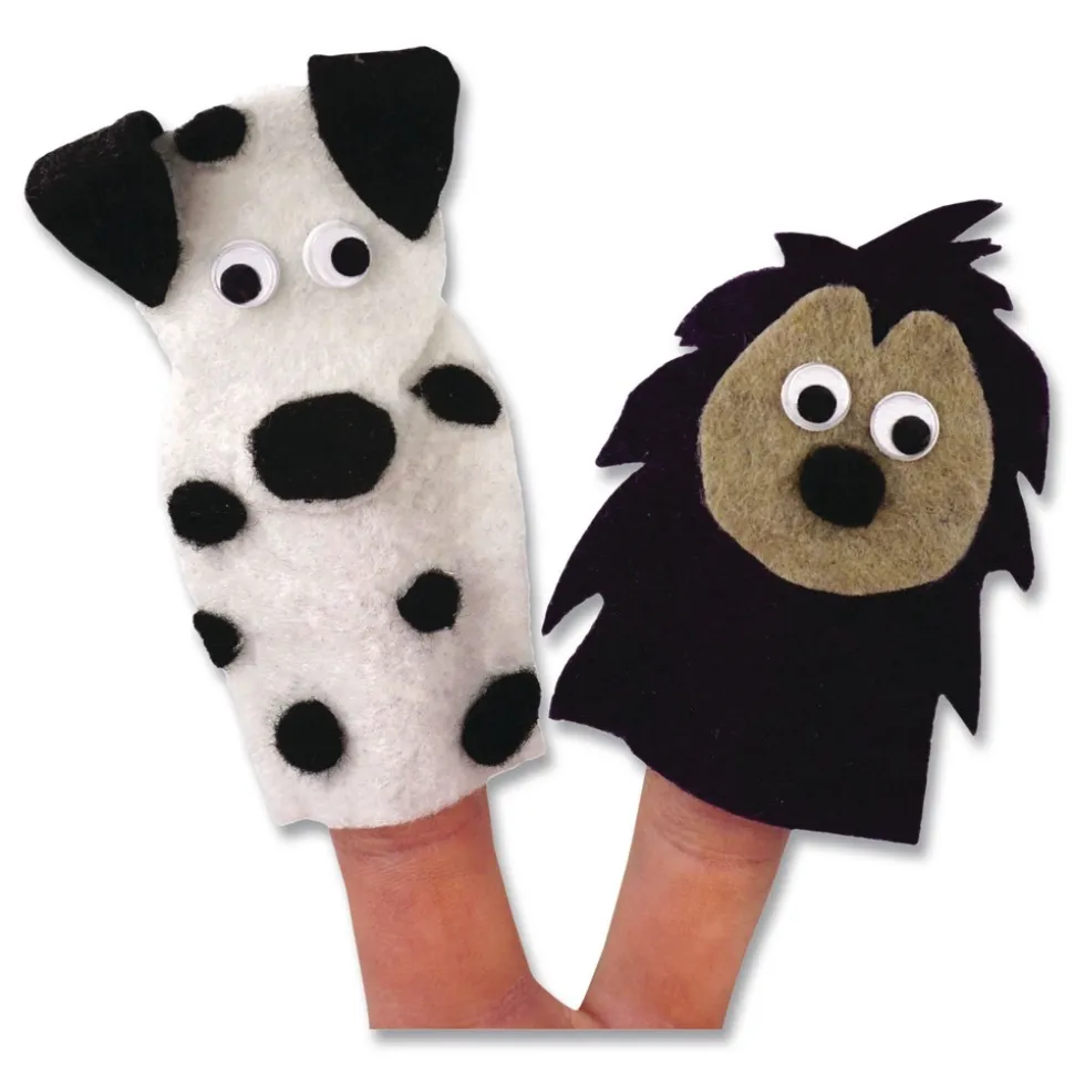 Creativity Street 9 in. x 12 in. Rectangular Felt Sheets - Assorted Colors (12/Pack)